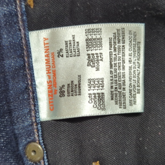 Citizens of Humanity Dani Straight Leg Cropped Jeans - Picture 4 of 7